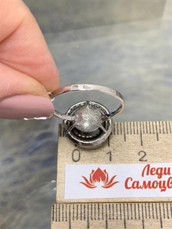 *Кольцо р.19 Черный Жемчуг д.11-11,5мм арт. 1.0812.0.b-081 Вес 3,69 г - фото 247002 *Кольцо р.19 Черный Жемчуг д.11-11,5мм арт. 1.0812.0.b-081 Вес 3,69 г - фото 247002