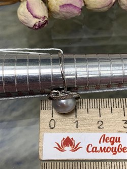 *Кольцо р.17,5 Серебристый Жемчуг д.9,5-10мм арт. 1.0808.0.b-139 Вес 2,43 г - фото 247489 *Кольцо р.17,5 Серебристый Жемчуг д.9,5-10мм арт. 1.0808.0.b-139 Вес 2,43 г - фото 247489