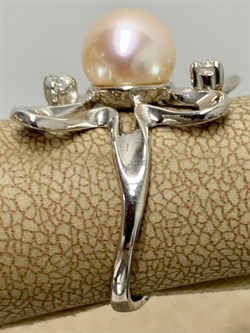 *Кольцо р.17 Розовый Жемчуг д.8*8,5мм арт. 1.0055.0.b-066 Вес 3,34 г - фото 247510 *Кольцо р.17 Розовый Жемчуг д.8*8,5мм арт. 1.0055.0.b-066 Вес 3,34 г - фото 247510