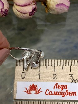 *Кольцо р.17,5 Белый Жемчуг д.45*5 д.5,5*6 д.6*6,5 мм арт. 1.0393.0.b-693 Вес 1,97 г - фото 247531 *Кольцо р.17,5 Белый Жемчуг д.45*5 д.5,5*6 д.6*6,5 мм арт. 1.0393.0.b-693 Вес 1,97 г - фото 247531