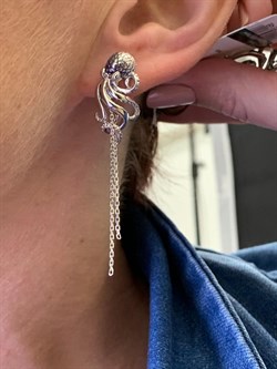 *Серьги Осьминоги Эмаль арт. 02-4768-00-000-0200-68-449 вес 6,96 г - фото 247549 *Серьги Осьминоги Эмаль арт. 02-4768-00-000-0200-68-449 вес 6,96 г - фото 247549