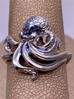 *Кольцо р.19 Осьминог Эмаль арт. 01-5486-00-000-0200-68-753 вес 4,51 г - фото 247558 *Кольцо р.19 Осьминог Эмаль арт. 01-5486-00-000-0200-68-753 вес 4,51 г - фото 247558