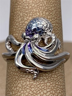 *Кольцо р.19 Осьминог Эмаль арт. 01-5486-00-000-0200-68-753 вес 4,51 г - фото 247561 *Кольцо р.19 Осьминог Эмаль арт. 01-5486-00-000-0200-68-753 вес 4,51 г - фото 247561