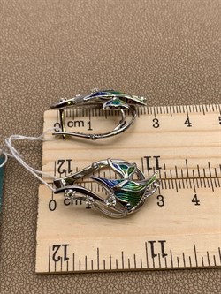 *Серьги Рыбки Эмаль арт. 02-4750-00-201-0200-69-041 вес 5,84 г - фото 247582 *Серьги Рыбки Эмаль арт. 02-4750-00-201-0200-69-041 вес 5,84 г - фото 247582