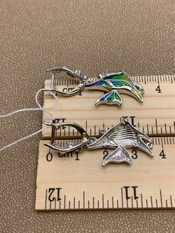 *Серьги Рыбки Эмаль арт. 02-4749-00-201-0200-69-929 вес 5,62 г - фото 247601 *Серьги Рыбки Эмаль арт. 02-4749-00-201-0200-69-929 вес 5,62 г - фото 247601