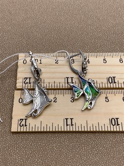 *Серьги Рыбки Эмаль арт. 02-4749-00-201-0200-69-929 вес 5,62 г - фото 247602 *Серьги Рыбки Эмаль арт. 02-4749-00-201-0200-69-929 вес 5,62 г - фото 247602