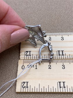 *Серьги Рыбки Эмаль арт. 02-4749-00-201-0200-69-929 вес 5,62 г - фото 247603 *Серьги Рыбки Эмаль арт. 02-4749-00-201-0200-69-929 вес 5,62 г - фото 247603