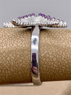 *Кольцо р.18 Морская Звезда Аметист арт. 01-5476-00-203-0200-68-186 вес 3,03 г - фото 247653