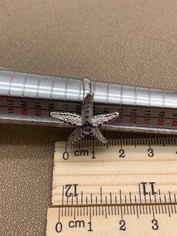 *Кольцо р.18 Морская Звезда Аметист арт. 01-5476-00-203-0200-68-186 вес 3,03 г - фото 247656