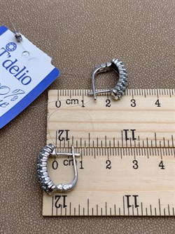 *Серьги Голубой Топаз арт. E00529-145 Вес 5,31 г - фото 248202