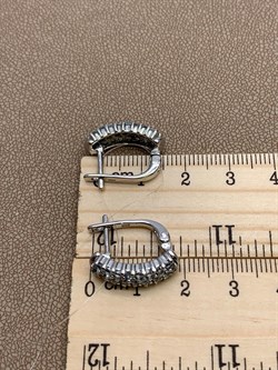 *Серьги Голубой Топаз арт. E00529-145 Вес 5,31 г - фото 248206