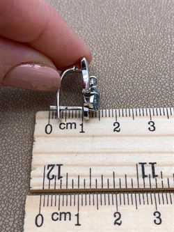 *Серьги Голубой Топаз арт. E00558-887 Вес 4,87 г - фото 248232