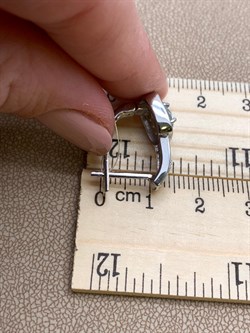 *Серьги Голубой Топаз арт. E00543-974 Вес 6,36 г - фото 248273