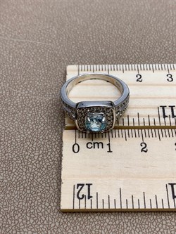 *Кольцо р.17,5 Голубой Топаз арт. R00543-714 Вес 4,85 г - фото 248309 *Кольцо р.17,5 Голубой Топаз арт. R00543-714 Вес 4,85 г - фото 248309