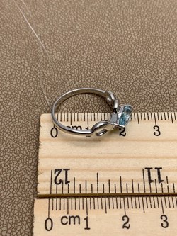 *Кольцо р.17,5 Голубой Топаз арт. R00563-409 Вес 2,09 г - фото 248319 *Кольцо р.17,5 Голубой Топаз арт. R00563-409 Вес 2,09 г - фото 248319