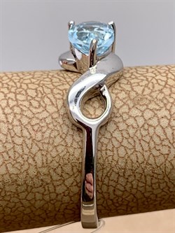 *Кольцо р.17,5 Голубой Топаз арт. R00563-409 Вес 2,09 г - фото 248324 *Кольцо р.17,5 Голубой Топаз арт. R00563-409 Вес 2,09 г - фото 248324