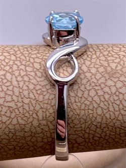 *Кольцо р.17,5 Голубой Топаз арт. R00562-938 Вес  2,19 г - фото 248334
