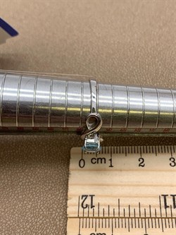 *Кольцо р.17,5 Голубой Топаз арт. R00562-938 Вес  2,19 г - фото 248337