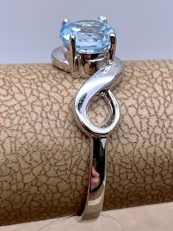 *Кольцо р.17 Голубой Топаз арт. R00562-952 Вес  2,12 г - фото 248354 *Кольцо р.17 Голубой Топаз арт. R00562-952 Вес  2,12 г - фото 248354