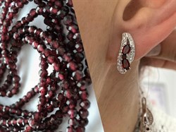 *Серьги Гранат арт. E00616-486 вес 3,43 г - фото 248392 *Серьги Гранат арт. E00616-486 вес 3,43 г - фото 248392