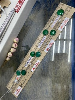 *Колье р.60 Монпасье Зеленый Агат арт. SO-N35781-X-W-ME-X-X-902 Вес 20,67 г - фото 248490 *Колье р.60 Монпасье Зеленый Агат арт. SO-N35781-X-W-ME-X-X-902 Вес 20,67 г - фото 248490