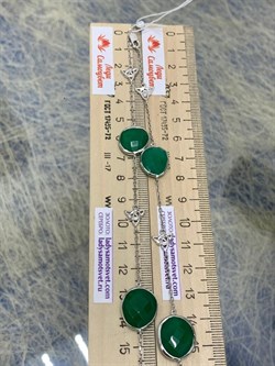 *Колье р.60 Зеленый Агат арт. SO-N00101-X-W-Gg-X-X-056 Вес 19,15 г - фото 248504 *Колье р.60 Зеленый Агат арт. SO-N00101-X-W-Gg-X-X-056 Вес 19,15 г - фото 248504