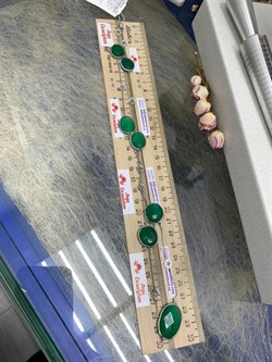 *Колье р.60 Зеленый Агат арт. SO-N00587-X-W-Gg-X-X-063 Вес 18,88 г - фото 248614 *Колье р.60 Зеленый Агат арт. SO-N00587-X-W-Gg-X-X-063 Вес 18,88 г - фото 248614