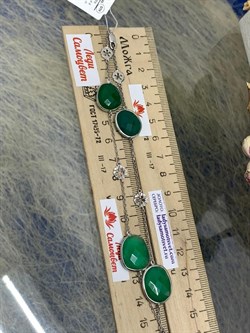 *Колье р.60 Зеленый Агат арт. SO-N00587-X-W-Gg-X-X-063 Вес 18,88 г - фото 248616 *Колье р.60 Зеленый Агат арт. SO-N00587-X-W-Gg-X-X-063 Вес 18,88 г - фото 248616