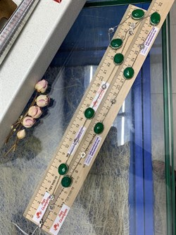 *Колье р.80  Монпасье Зеленый Агат арт. SO-N00249-X-W-Gg-X-X-960 Вес 20,15 г - фото 248624 *Колье р.80  Монпасье Зеленый Агат арт. SO-N00249-X-W-Gg-X-X-960 Вес 20,15 г - фото 248624