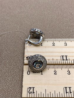 *Серьги Голубой Топаз арт. E00579-776 Вес 5,79 г - фото 248730