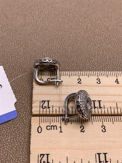 *Серьги Голубой Топаз арт. E00579-776 Вес 5,79 г - фото 248731