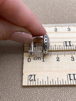 *Серьги Голубой Топаз арт. E00579-776 Вес 5,79 г - фото 248732