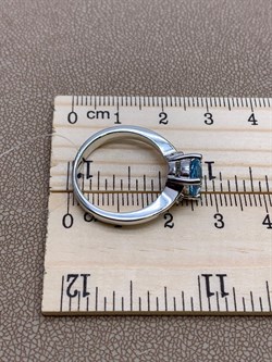 *Кольцо р.18 Голубой Топаз арт. R00505-748 Вес 4,86 г - фото 248775 *Кольцо р.18 Голубой Топаз арт. R00505-748 Вес 4,86 г - фото 248775