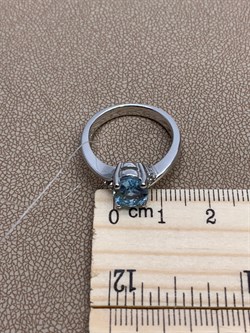 *Кольцо р.18 Голубой Топаз арт. R00505-748 Вес 4,86 г - фото 248776 *Кольцо р.18 Голубой Топаз арт. R00505-748 Вес 4,86 г - фото 248776