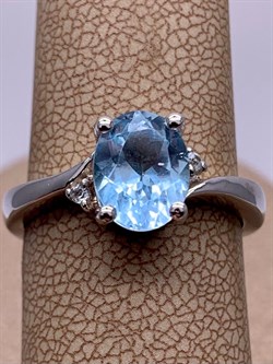 *Кольцо р.18 Голубой Топаз арт. R00505-748 Вес 4,86 г - фото 248779 *Кольцо р.18 Голубой Топаз арт. R00505-748 Вес 4,86 г - фото 248779