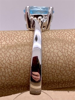 *Кольцо р.18 Голубой Топаз арт. R00505-748 Вес 4,86 г - фото 248780 *Кольцо р.18 Голубой Топаз арт. R00505-748 Вес 4,86 г - фото 248780