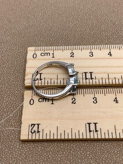 *Кольцо р.17,5 Голубой Топаз арт. R00578-356 Вес 2,77 г - фото 249038