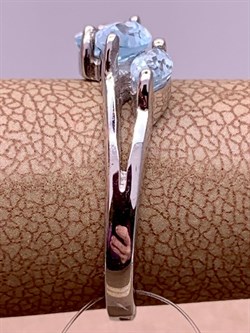 *Кольцо р.17,5 Голубой Топаз арт. R00578-356 Вес 2,77 г - фото 249043