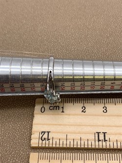 *Кольцо р.17,5 Голубой Топаз арт. R00578-356 Вес 2,77 г - фото 249047