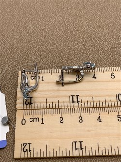 *Серьги Голубой Топаз арт. E00534-875 Вес 4,14 г - фото 249068