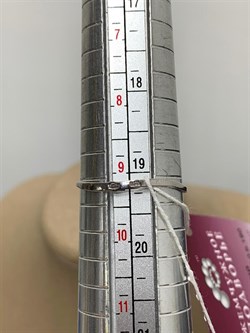 *Кольцо р.19 Серебристый Жемчуг д.9,5*10мм арт. 1.0269.0.b-899 Вес 2,5 г - фото 249200 *Кольцо р.19 Серебристый Жемчуг д.9,5*10мм арт. 1.0269.0.b-899 Вес 2,5 г - фото 249200