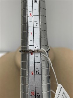 *Кольцо р.18 Белый Жемчуг д.9*9,5мм арт. 1.0351.0.b-603 Вес 2,86 г - фото 249607
