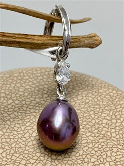 *Кулон Карабин Открывается Черный Жемчуг д.8,5*9мм арт. 3.1112.n.d-871 Вес 1,66 г - фото 250217 *Кулон Карабин Открывается Черный Жемчуг д.8,5*9мм арт. 3.1112.n.d-871 Вес 1,66 г - фото 250217