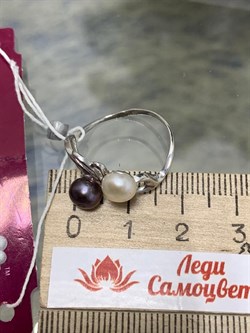 *Кольцо р.17 Жемчуг Микс д.6*6,5мм арт. 1.0301.0.b-885 Вес 1,69 г - фото 250594 *Кольцо р.17 Жемчуг Микс д.6*6,5мм арт. 1.0301.0.b-885 Вес 1,69 г - фото 250594