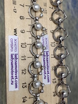 *Колье р.51 Белый Жемчуг д.6*6,5мм арт. 6.0080.0.b-971 Вес 32,83 г - фото 250612 *Колье р.51 Белый Жемчуг д.6*6,5мм арт. 6.0080.0.b-971 Вес 32,83 г - фото 250612