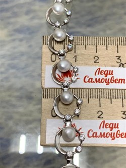 *Колье р.51 Белый Жемчуг д.6*6,5мм арт. 6.0080.0.b-971 Вес 32,83 г - фото 250613 *Колье р.51 Белый Жемчуг д.6*6,5мм арт. 6.0080.0.b-971 Вес 32,83 г - фото 250613