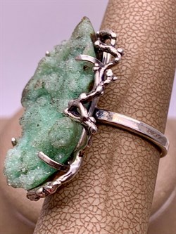 *Кольцо р.17,5 Халцедон Урал АРТ 2625 Вес 9,7 г - фото 250903