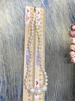 *Ожерелье р.40 д.6*7д.13*15 Белый Жемчуг Барокко арт. 810700470507.040-309 - фото 250975 *Ожерелье р.40 д.6*7д.13*15 Белый Жемчуг Барокко арт. 810700470507.040-309 - фото 250975