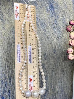 *Ожерелье р.45 д.6*7 д.13*15 Белый Жемчуг Барокко арт. 810700470507.045-316 - фото 250986 *Ожерелье р.45 д.6*7 д.13*15 Белый Жемчуг Барокко арт. 810700470507.045-316 - фото 250986