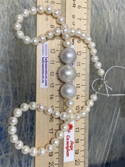 *Ожерелье р.45 д.6*7 д.13*15 Белый Жемчуг Барокко арт. 810700470507.045-316 - фото 250988 *Ожерелье р.45 д.6*7 д.13*15 Белый Жемчуг Барокко арт. 810700470507.045-316 - фото 250988